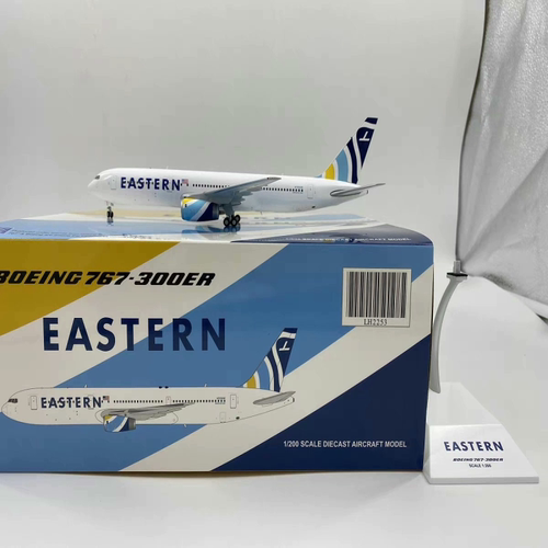 【】未拆盒JC Wings 1:200 美国东方航空 B767-300ER N705KW 顺