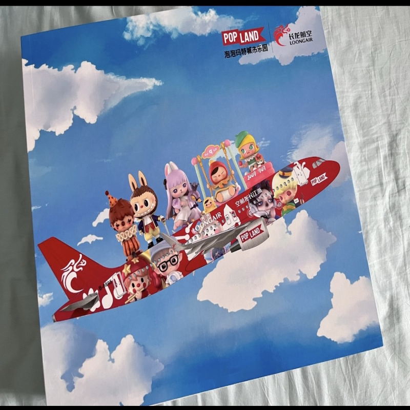 泡泡玛特飞机模型 正版 泡泡玛特官方授权 长龙航空完美还原真实