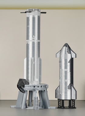 星舰火箭模型细节增强升级版 SpaceX Starship 马斯克 特斯拉质