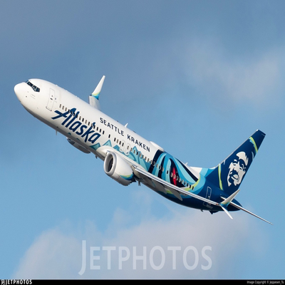 1:200GJ阿拉斯加航空Alaska Airlines西雅图海妖（Seattle Kraken