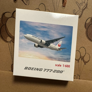 日本航空JAL官方出品波音b777-200 1:600 模型 日本带回 下月底