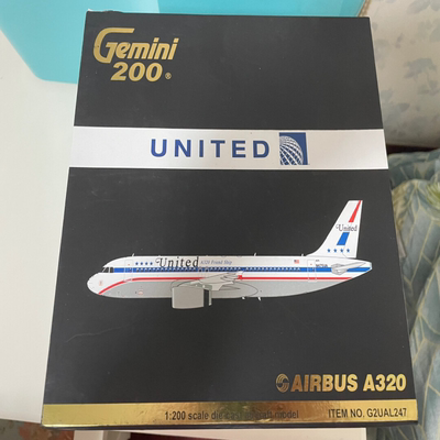 Gemini Jets 1:200 飞机模型 gj 美联航 A320 感兴趣可以私聊要