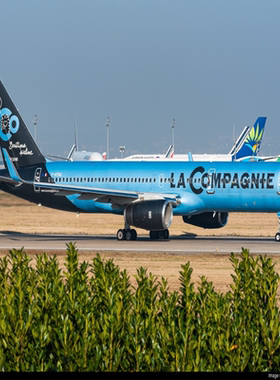 1:400ph法国La Compagnie航空公司波音757-200客机模型，REG:F-HT