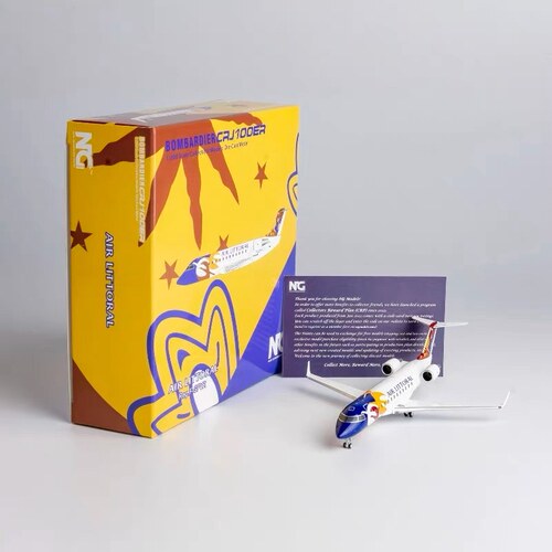 ：NG Models货号：52081比例：1:200材质：合金机型： CRJ-10