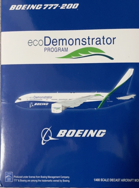 1/400 JcwingsB777-200 eco demonstrator环保验证机项目客机 波