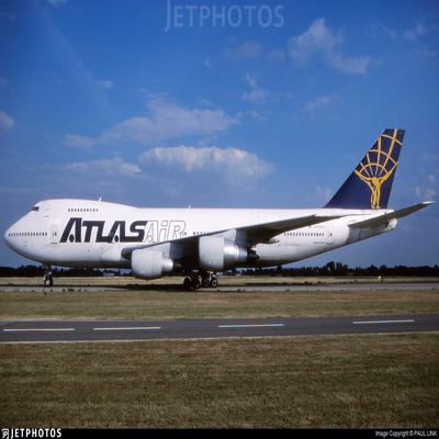 Phoenix 04443 1:400 亚特拉斯航空 B747-200 N507MC 合金模型