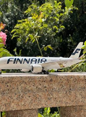 飞机模型高品质！A350芬兰航空FINNAIR。：JC Wings 1:200几乎无