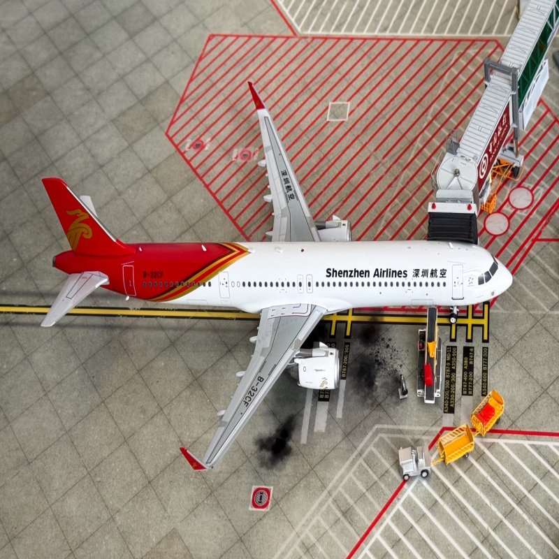 AV 1/200 深圳航空321neo 注册号B-32CF目测无瑕疵，漆面非常光
