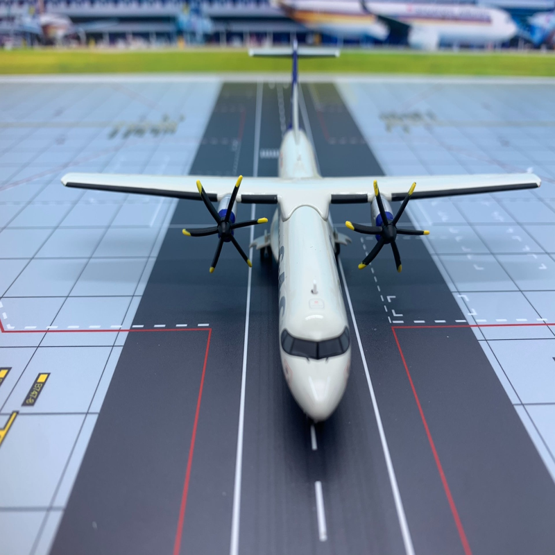 Herpa 1:200 571067 SAS ATR-72-600 ES-ATH材质：合金有瑕疵 顺