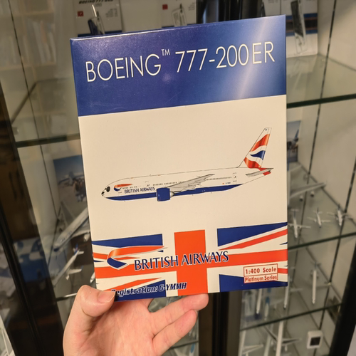Phoenix 英国航空 B777-200ER 熊猫彩绘 1:400 G-YMMH默认顺丰由