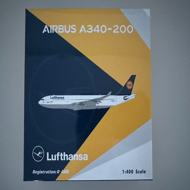 Phoenix 1:400 PH04552 Lufthansa 汉莎航空 Airbus A340-200 D-A