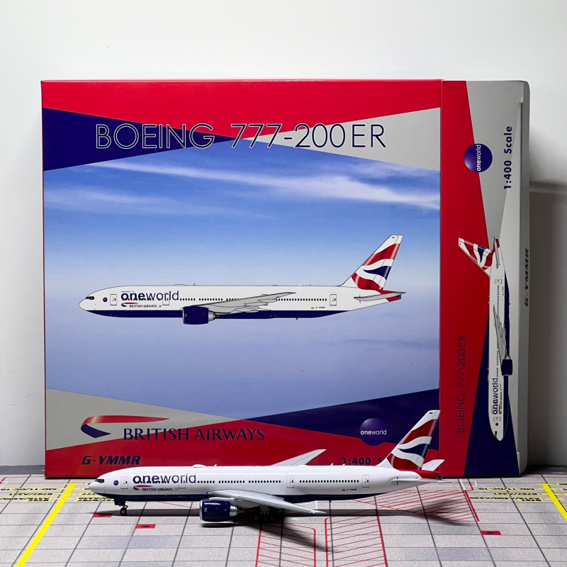 Phoenix 1:400 飞机模型 英国航空 Boeing 777-200ER G-YMMR 寰