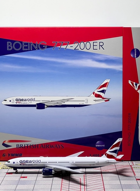 Phoenix 1:400 飞机模型 英国航空 Boeing 777-200ER G-YMMR 寰