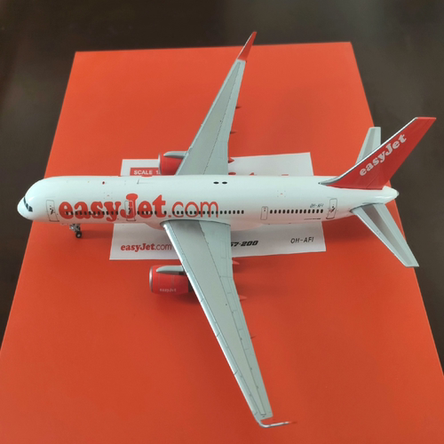 顺丰保价发货：JC Wings 1:200 英国易捷航空，波音B757-200，OH-