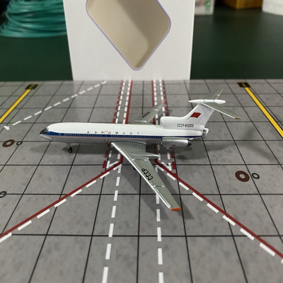 #1:400模型#AeroClassics 1:400 经典Tu-154,俄罗斯航空，注册号C