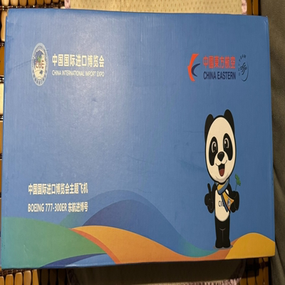 中国国际进口博览会主题飞机BOEING 777-300ER东航进博号1:200模
