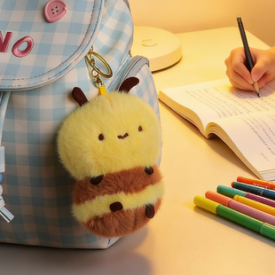 高颜值可爱小蜜蜂包包挂件高级感轻奢小众上课可玩挂件解压整蛊