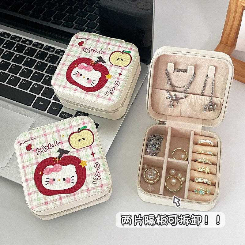 可爱便携首饰收纳盒子迷你小巧耳图片