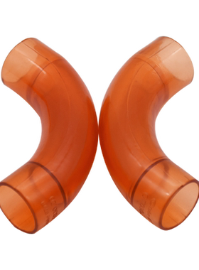 材通透明PVC90°大弯通4分20mm
