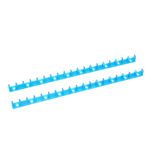 材通透明pvc管夹地面3分16mm线管塑料连排管卡穿线管电线管夹10位