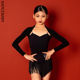 Dancebaby拉丁舞服2026新款 女童少儿练功服外搭秋冬小坎肩DAS500
