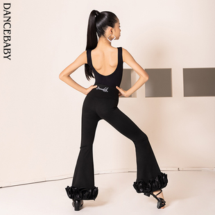 新品 上衣DAS780 拉丁舞练功服儿童上衣舞服吊带秋季 Dancebaby新品