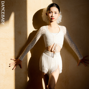 上衣半身裙DAS850 Dancebaby拉丁舞服舞蹈服女童练功服2026新款