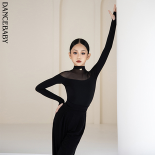 女童上衣专用国标舞蹈上衣DAS800 Dancebaby拉丁舞服舞服2026新款