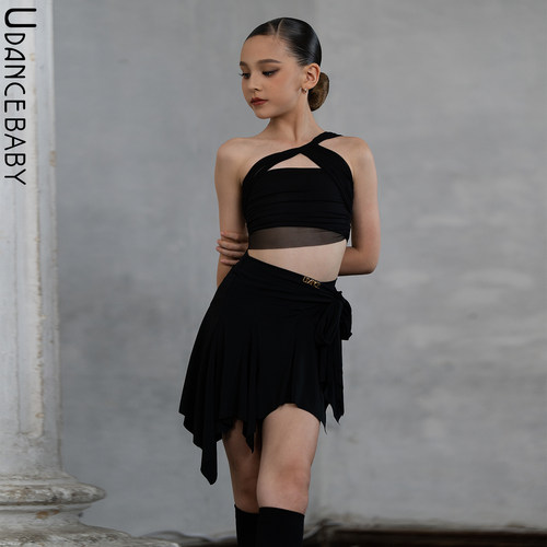 Udance2026新款拉丁舞服夏季超好看练功服上衣舞蹈训练服US25