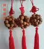 野生小桃核手工编织随身平安珠饰品钥匙扣车挂件手串核桃室内红绳