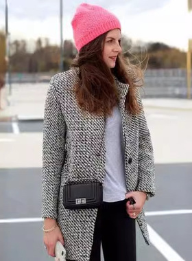 Ladies Winter Long Jackets Coat Overcoat俄罗斯女修身风衣外套