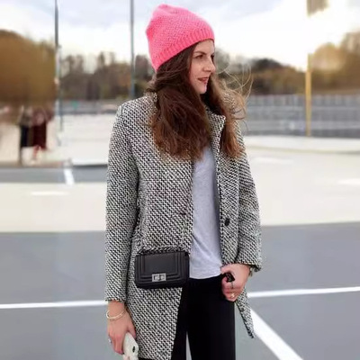 Ladies Winter Long Jackets Coat Overcoat俄罗斯女修身风衣外套