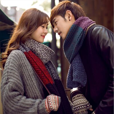Cashmere knit men women business scarve winter men scarf围巾