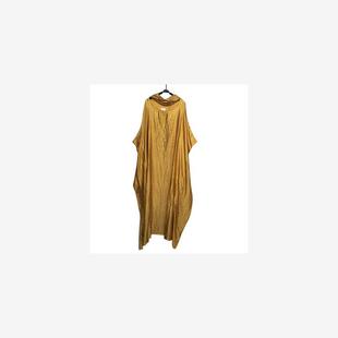 Female Dresses loose gown Dresses women Dress With Headscarf