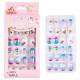 Acry Nails Press Children Tips Fake Kids 24Pcs for