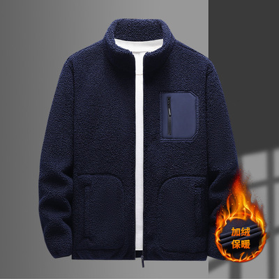 Winter Jacket Men Lamb Wool Coat Cotton Mens Jackets 男夹克