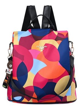 ladies Casual Backpack Teenager Girls Schoolbag 女双肩大背包