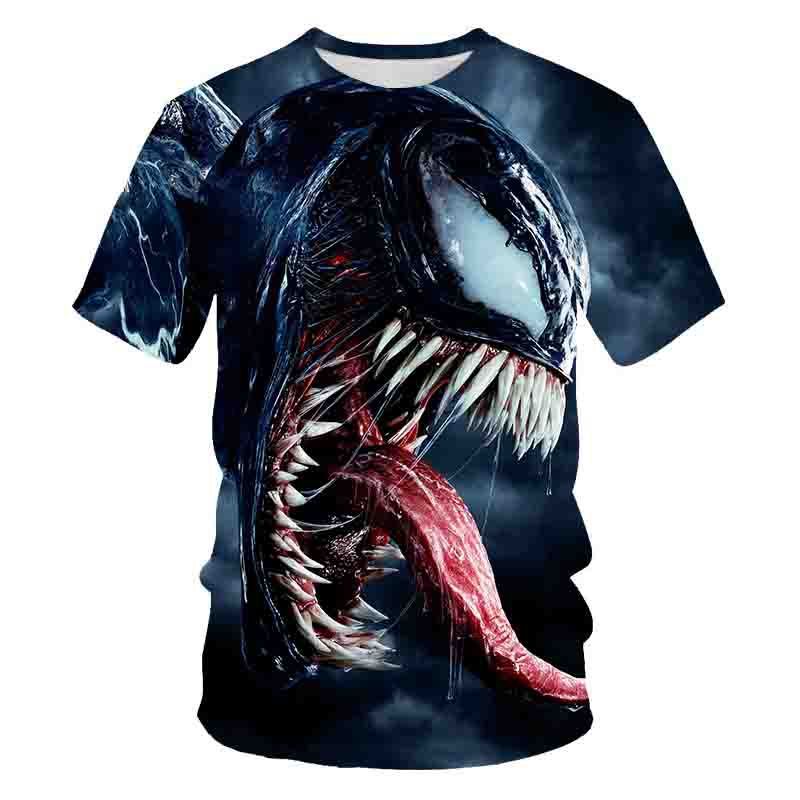 3D Printed Casual Breathable Funny T-Shirt3D 印花休闲透气T恤