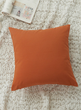 sofa pillow pillow backrest cotton cushion cover plaid pillo