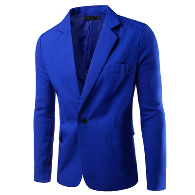 西装男一粒扣上衣 Men's Suit slim Jacket blazer casual coats