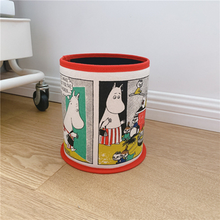 出口日本卡通可爱车载垃圾桶桌面垃圾篓玩具收纳桶家用办公置物桶