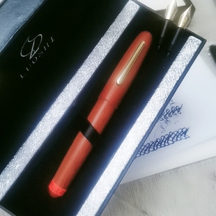 实拍金豪9056花梨木螺旋帽裸笔+华士来35总成2个