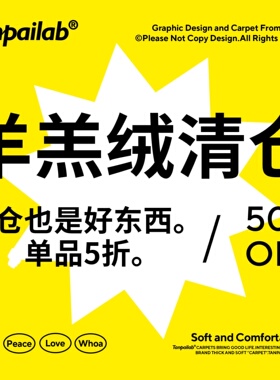 【清仓地垫】摊牌5折低价清仓捡漏孤品地毯羊羔绒客厅 卧室多功能