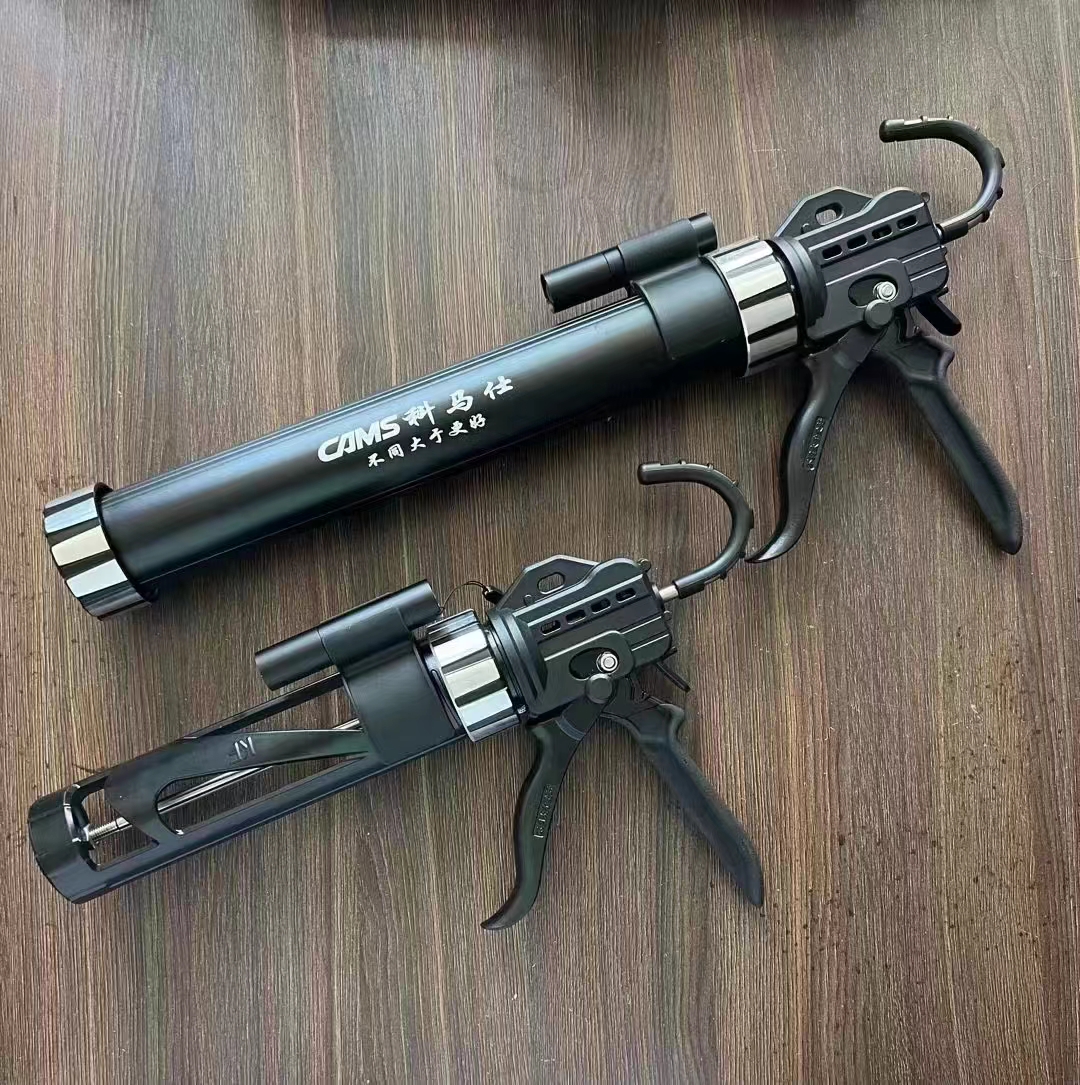 十五轴承自动断胶玻璃胶枪改装省力大行程旋转打胶枪打硬胶枪