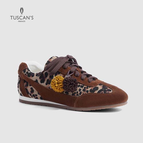 TUSCAN'S【专柜同款】复古德训鞋女款百搭休闲透气女鞋
