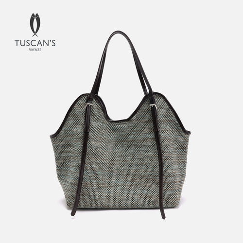 TUSCAN'S【破价】通勤单肩包手提包2026新款大容量托特包双鱼女包