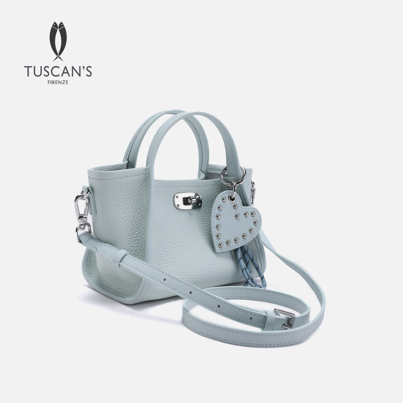 TUSCAN'S真皮菜篮子手提包2026新款翅膀包时尚单肩斜挎包双鱼女包