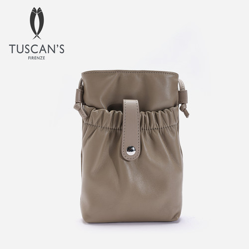 TUSCAN'S 时尚女士通勤迷你手机包百搭单肩斜挎包双鱼女包