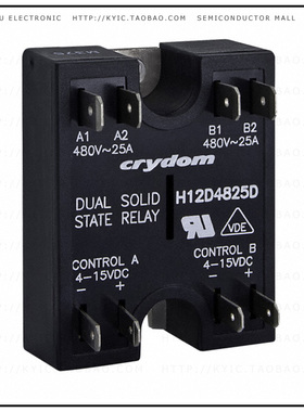 H12D4825D【SSR RELAY SPST-NO 25A 48-530V】