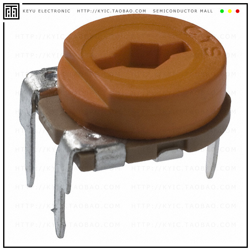 262UR503B【TRIMMER 50K OHM 0.15W PC PIN TOP】